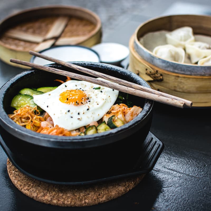 Photo of beatuifully
            arranged food