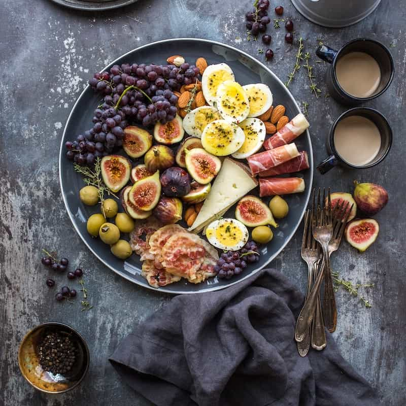 Photo of beatuifully
            arranged food